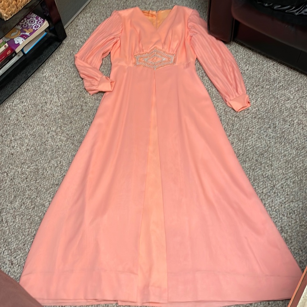 Like new vintage 70s formal dress